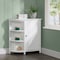 Alaterre Furniture Dover 27"W x 28"H Deluxe Storage Cabinet with Shelving ANDO75WH - alternate 8